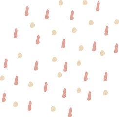 Cute Abstract Boho Dots Element