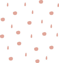 Cute Abstract Boho Dots Element
