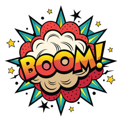 Cartoon comic sign burst clouds. Speech bubble, boom sign expression and pop art text frames. Comics mem expressions speech, superhero book bubbles label. Isolated vector symbols set 