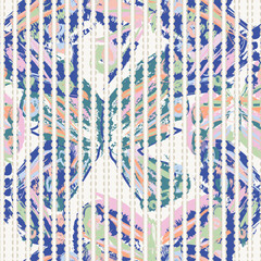 Butterfly Pastels Abstract Brush Strokes Seamless Pattern Design