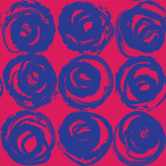 Colourful Abstract Brush Strokes Seamless Pattern Design