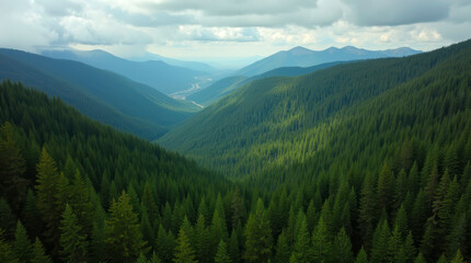 Fototapeta premium Panorama of the mountains
