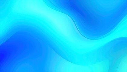 Bright Light Blue and Cyan Gradient Background, Smooth Color Transition