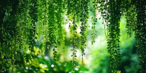 Hanging Vines and Dense Greenery