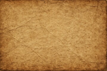 Obraz premium Aged and Wrinkled Paper Texture with a Warm Sepia Tone