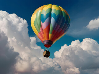 Fototapeta premium balloon and cloud