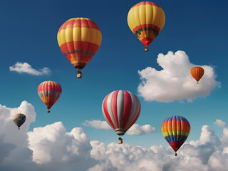 Obraz premium color dot in the air