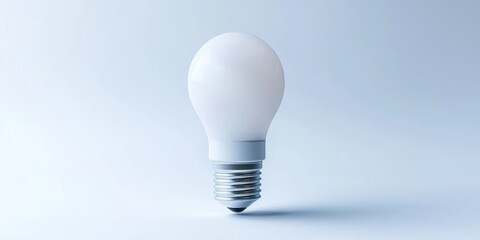 Smart LED bulb with tunable white settings on white background