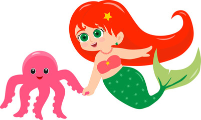 mermaid clipart 