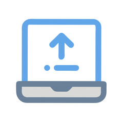 Obraz premium Data Upload Process Icon – File Transfer, Cloud Upload, Digital Uploading Symbol