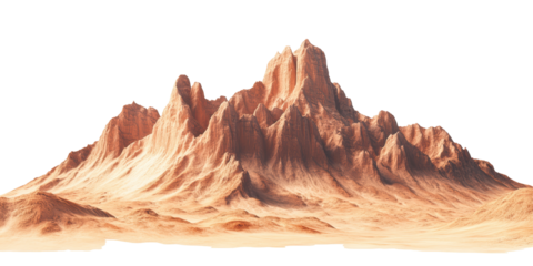 Majestic sandstone mountain range