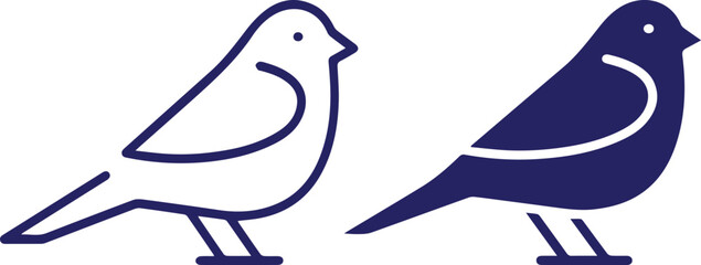 bird, minimal bird illustration, simple bird icon, modern bird silhouette, navy blue bird graphic design