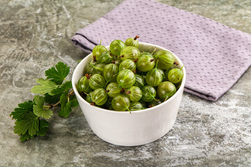 Ripe sweeet and juicy gooseberry