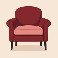 A minimalist black silhouette illustration of a vintage-style sofa with two coffee cups on a wooden coffee table. Suitable for cafe logos, interior design, furniture advertisements, and home decor con