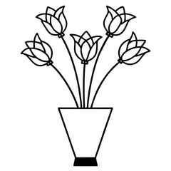 flower in a vase