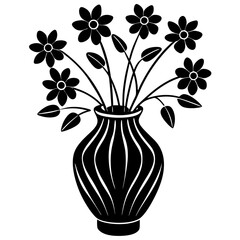 vase with flowers