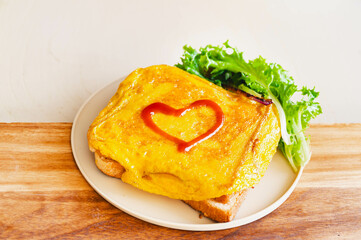 卵のホットサンド