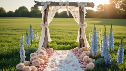 Futuristic Technology Abstract Background with Digital Elements and Geometric Shapes