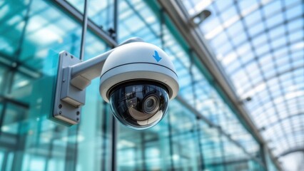 Security Camera, CCTV on location, airport