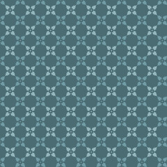 Elegant Floral Pattern in Soft Blue Tones