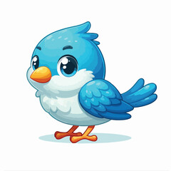 Vector Cartoon Bird