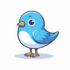 Vector Cartoon Bird