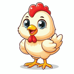 Vector Cartoon Chiken