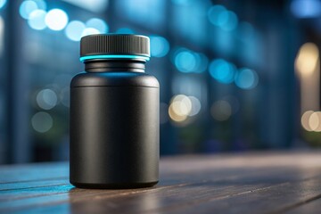 Sleek Obsidian: The Modern Wellness Vessel