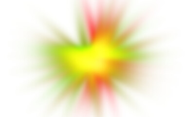 Special lens flare effect on transparent background