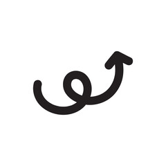 Hand drawing arrow symbol template