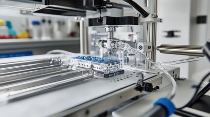Advanced laboratory equipment with precision automation for scientific research