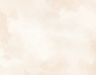 Obraz premium Soft beige watercolor texture with subtle brush strokes, creating a calm and neutral abstract background.