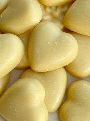 Cocoa butter heart shape