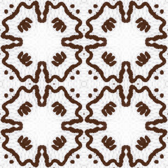 Rough Abstract Tie Dye Seamless. Moroccan Tile.