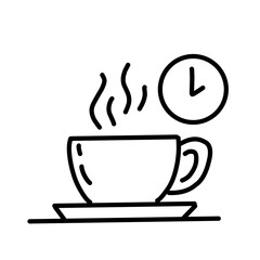Brewing tea and coffee vector