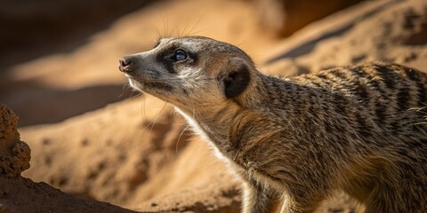 meerkat on guard duty