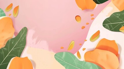 Food Festival Sweet Potato Background: Sweet Potato Aroma Fills the Feast, Spreading a Warm Scroll of the Weaving between Sweet Tenderness and Smoky Flavors