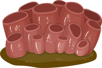 Sea squirt cartoon