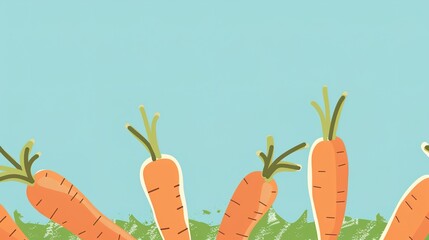 Food Festival Carrot Background: Orange Radiance Illuminates the Feast, Sketching a Dynamic Scroll of the Dance between Crisp Freshness and Creative Cuisine