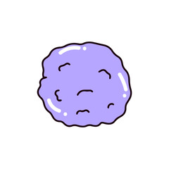 outline, flat design with 2025 color trends with technology theme and breakfast doodles
