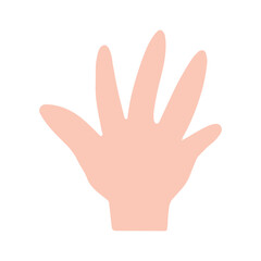 Simple hand variant different gesture.All type of hand emojis, gestures, stickers, emoticons flat vector illustration symbols set, collection. Hands, handshakes, muscle, finger, fist, direction, like,