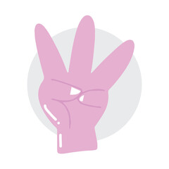 Simple hand variant different gesture.All type of hand emojis, gestures, stickers, emoticons flat vector illustration symbols set, collection. Hands, handshakes, muscle, finger, fist, direction, like,