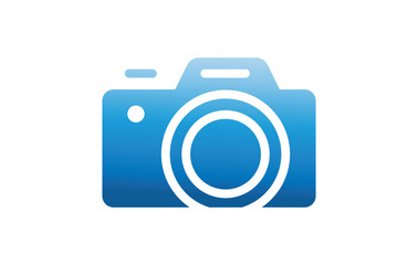 Camera vector icon in trendy flat style isolated on white background. Camera modern minimalist outline vector graphic icon symbol for your web site design, logo, app, UI. Editable stroke 