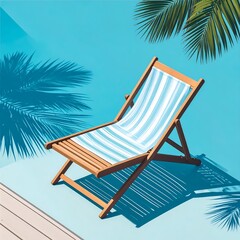 Minimal Poolside Scene