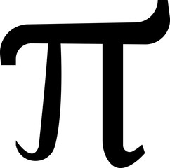 Pi Network icon. Mathematical symbol Pi network logo Silhouette design symbols. Creative Minimal Letter, vector designs for logos, icons template, backgrounds, banners, templates, websites, and apps