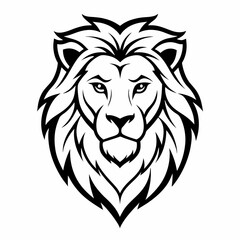 Obraz premium Lion head logo icon