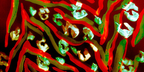 Safari Skins. Animal Skin Camouflage. Colored