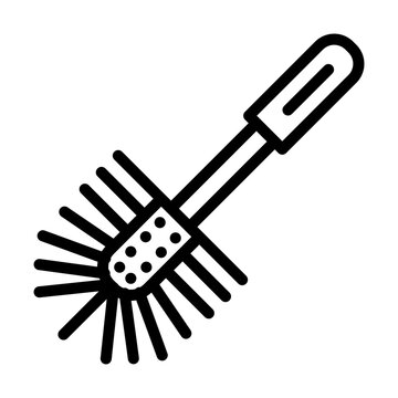 ToiletBrush line icon