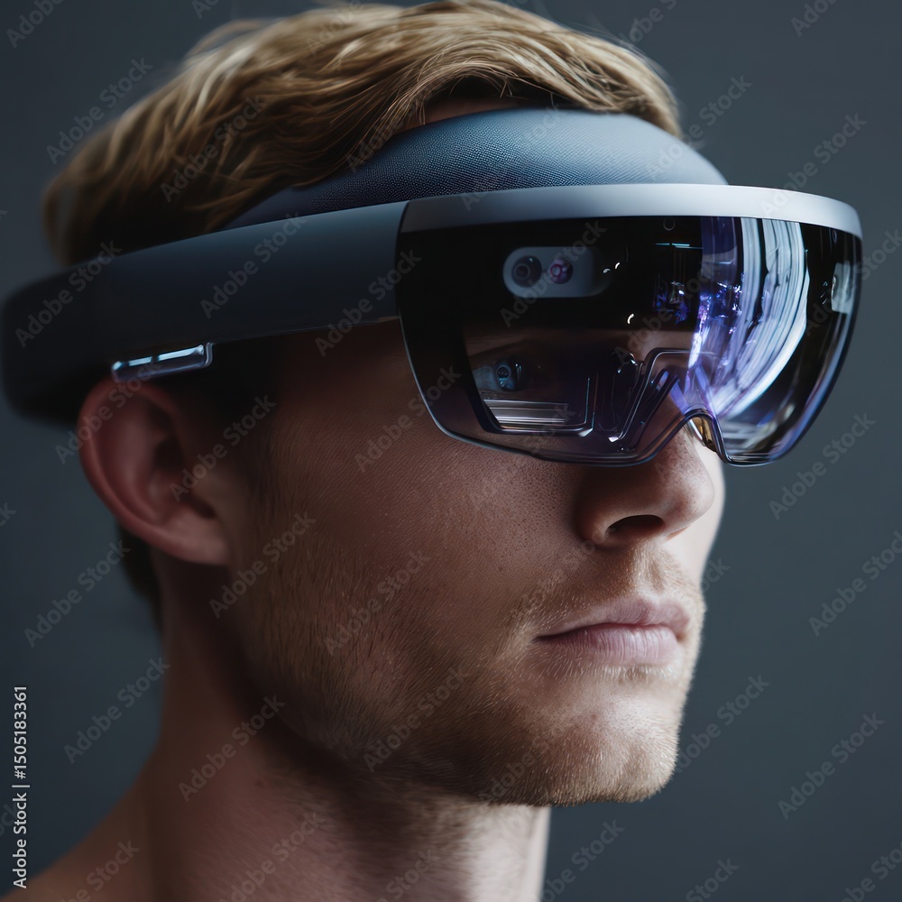 Poster advanced ar interface offering interactive features for smarter device control and operation.