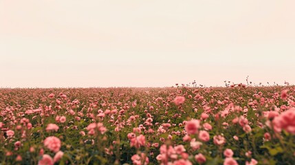 Rose Festival Flower Field Background: A Brocade of Fragrance Spreads across the Wilderness, Painting a Gorgeous Scroll of Thousands of Magnificent Roses Shining with Universal Romance
